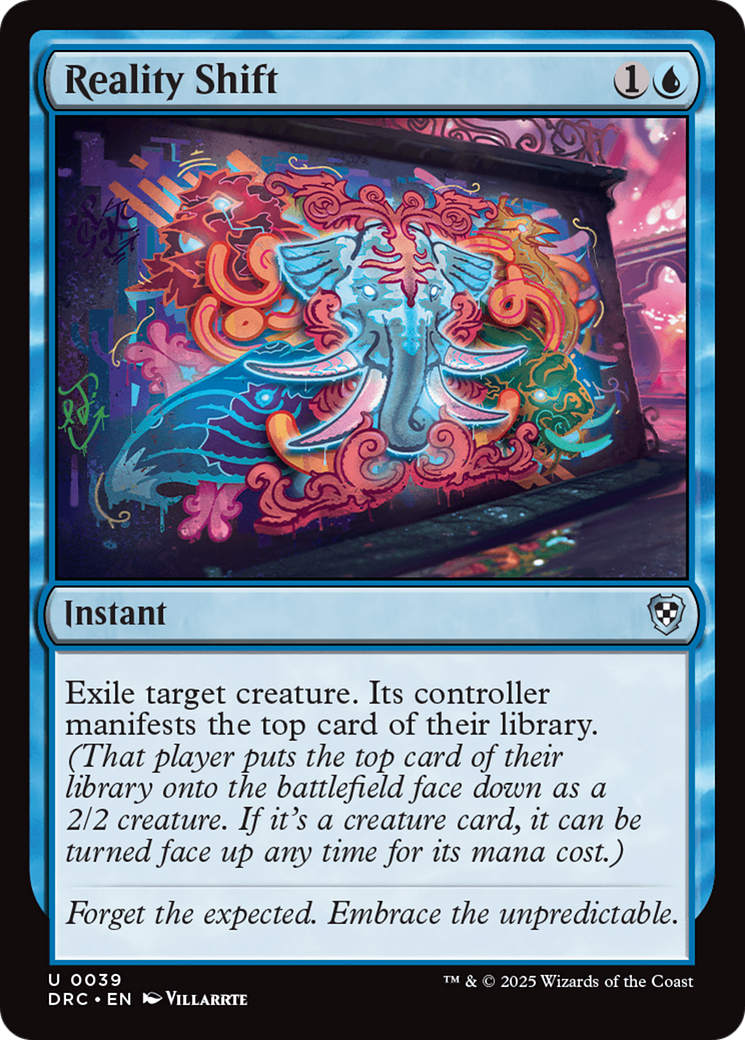 Reality Shift (DRC-039)  - Commander: Aetherdrift
