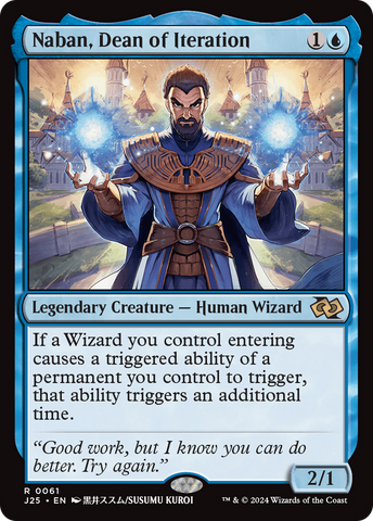 Naban, Dean of Iteration (Anime) (J25-061)  - Foundations Jumpstart
