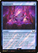Brainstorm (Surge Foil) (40K-192★) - Warhammer 40,000 Commander Foil