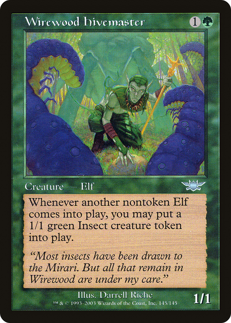 Wirewood Hivemaster (LGN-145)  Foil - Legions