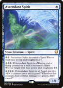 Ascendant Spirit (KHM-043)  Foil - Kaldheim: (snow)