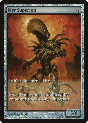 Myr Superion (GAME-075)  Foil - DCI Promos