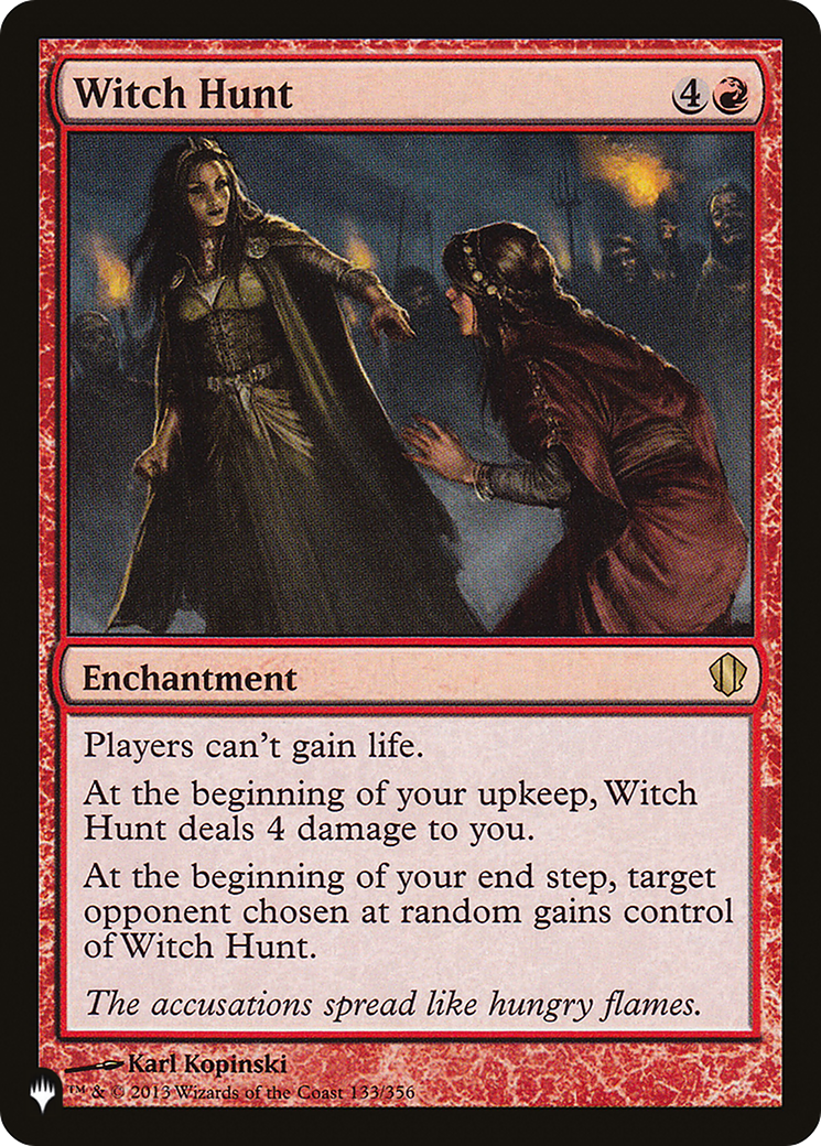 Witch Hunt (LIST-133/356)  - The List