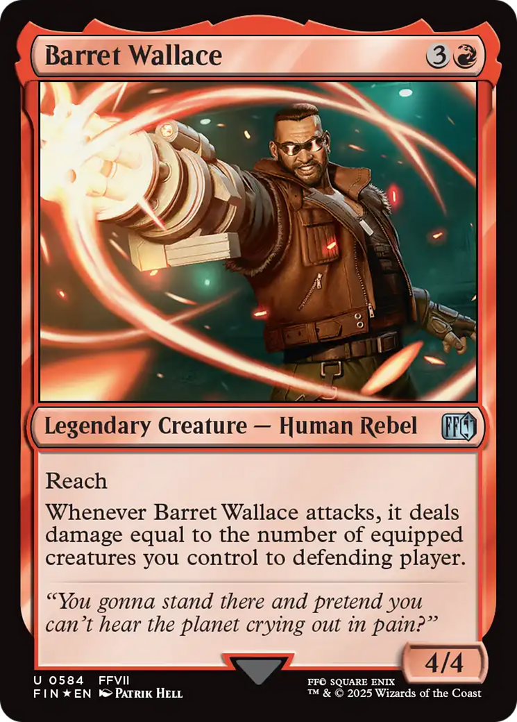 Barret Wallace (Surge Foil) (FIN-584)  Foil - FINAL FANTASY