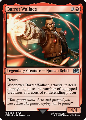 Barret Wallace (Surge Foil) (FIN-584)  Foil - FINAL FANTASY