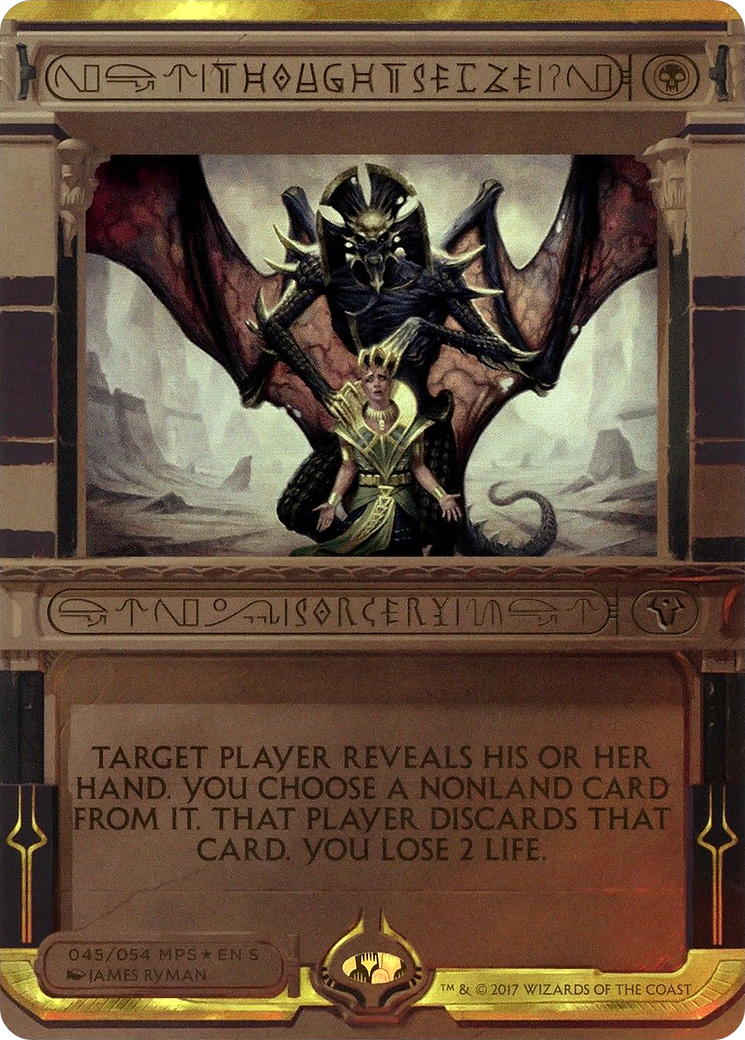 Thoughtseize (MPS2-045)  Foil - Amonkhet Invocations (Borderless)