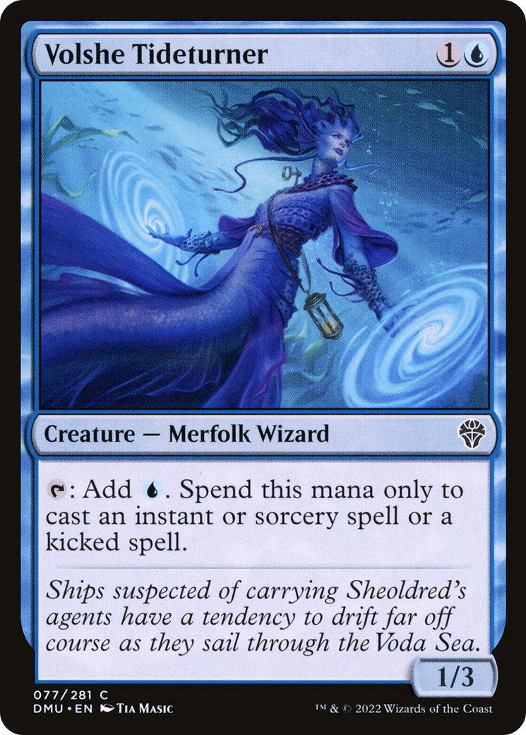 Volshe Tideturner (DMU-077)  - Dominaria United