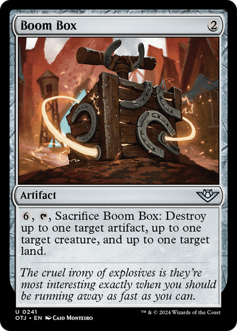 Boom Box (OTJ-241)  Foil - Outlaws of Thunder Junction