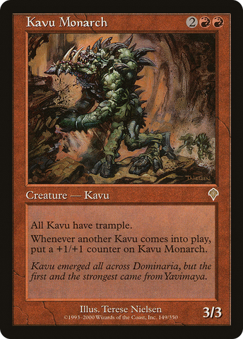 Kavu Monarch (INV-149) - Invasion Foil