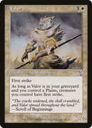 Valor (TSB-016)  Foil - Time Spiral Timeshifted: (tombstone)