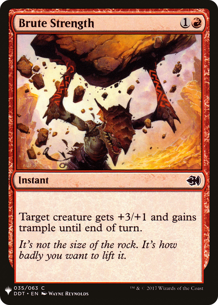 Brute Strength (LIST-DDT-35)  - The List