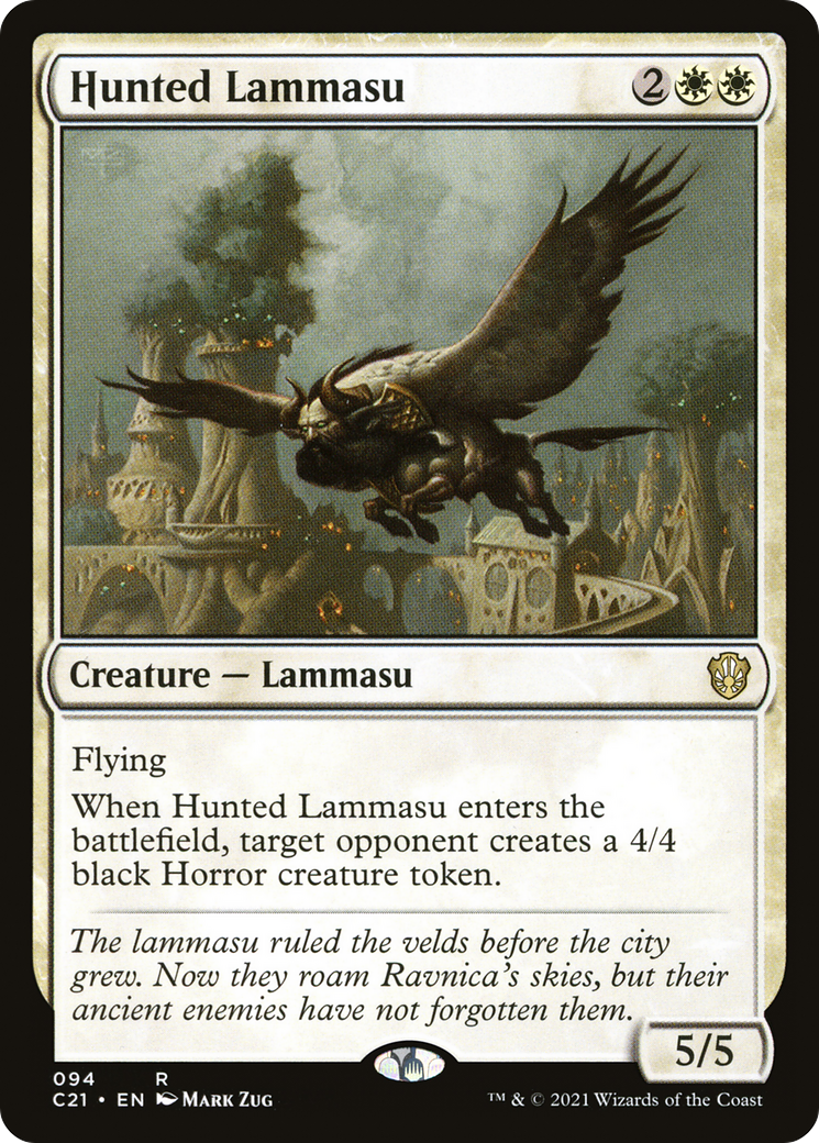 Hunted Lammasu (C21-094)  - Commander 2021