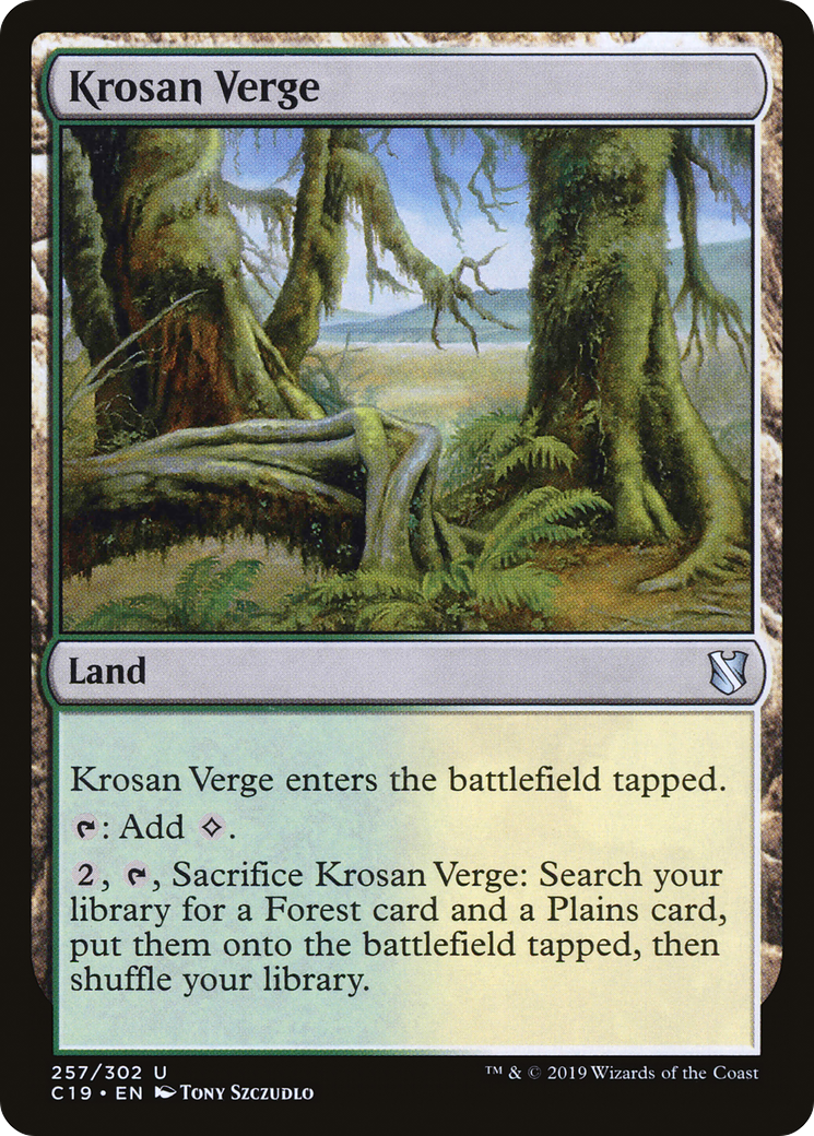 Krosan Verge (C19-257)  - Commander 2019