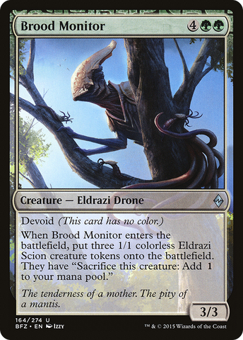 Brood Monitor (BFZ-164)  - Battle for Zendikar