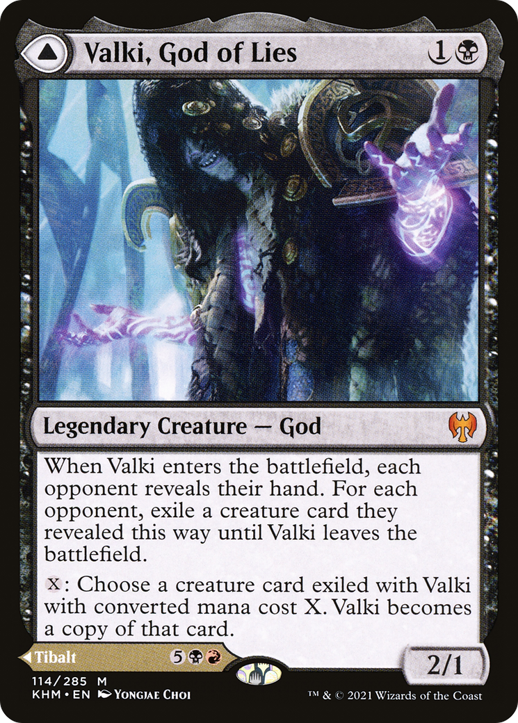 Valki, God of Lies (KHM-114)  Foil - Kaldheim