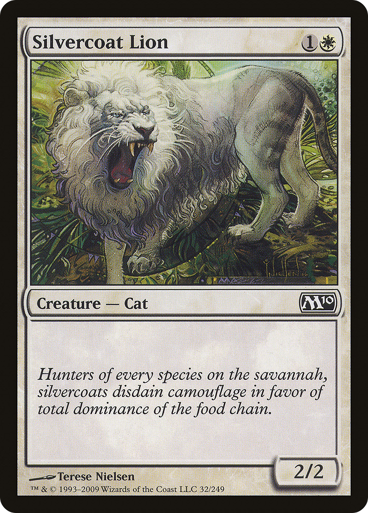 Silvercoat Lion (M10-032)  Foil - Magic 2010