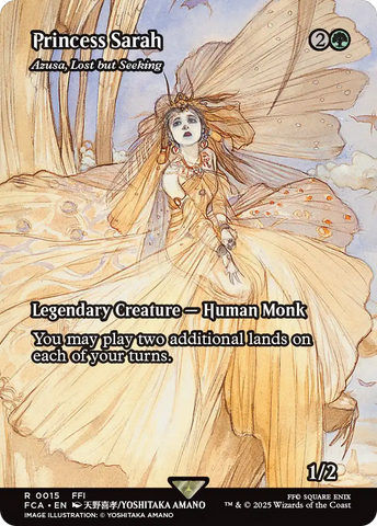 Princess Sarah - Azusa, Lost but Seeking (Showcase) (FCA-015)  - FINAL FANTASY: Through the Ages / Princess Sarah (Borderless)