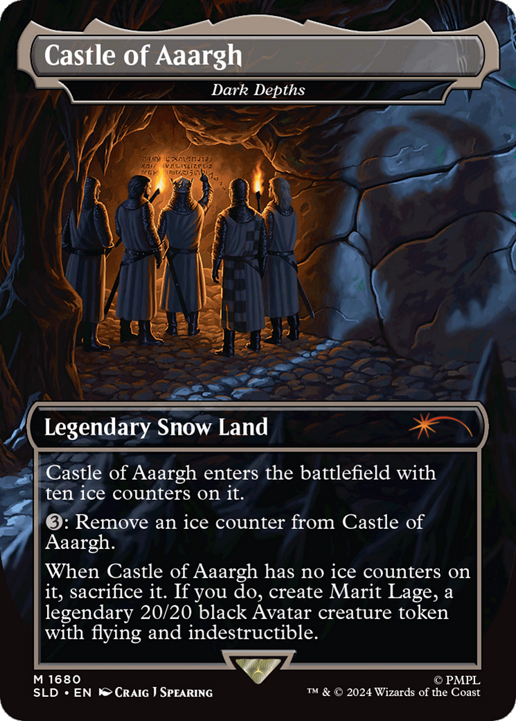 Castle of Aaargh - Dark Depths (SLD-1680)  Foil - Secret Lair Drop / Castle of Aaargh (Borderless)