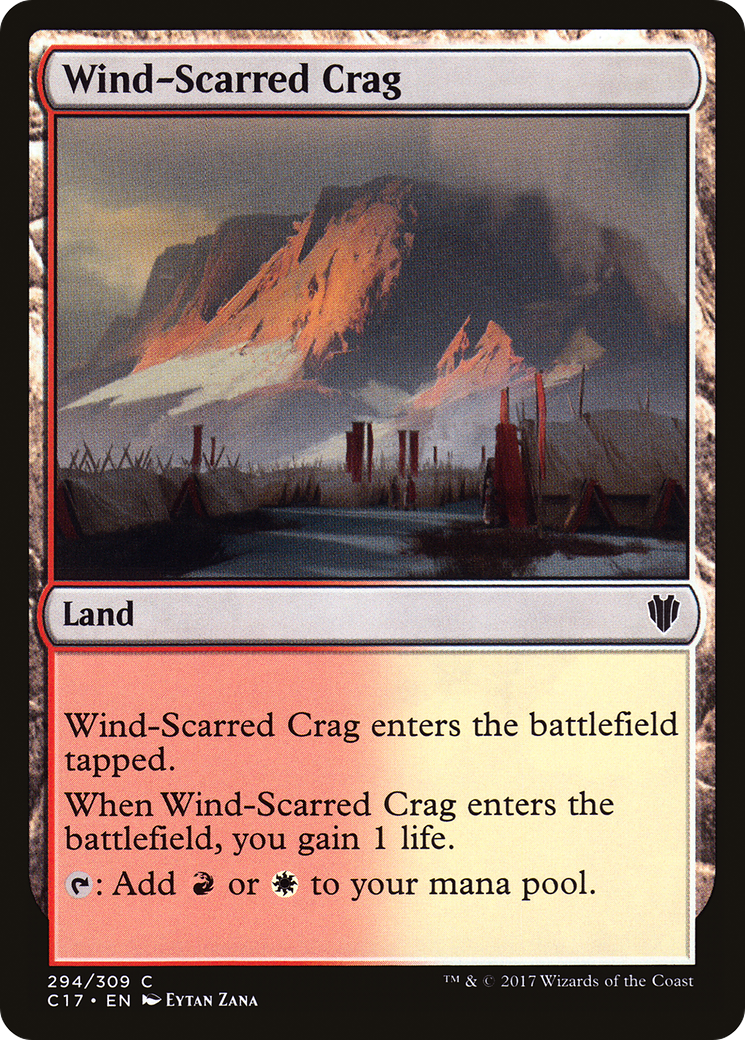 Wind-Scarred Crag (C17-294)  - Commander 2017
