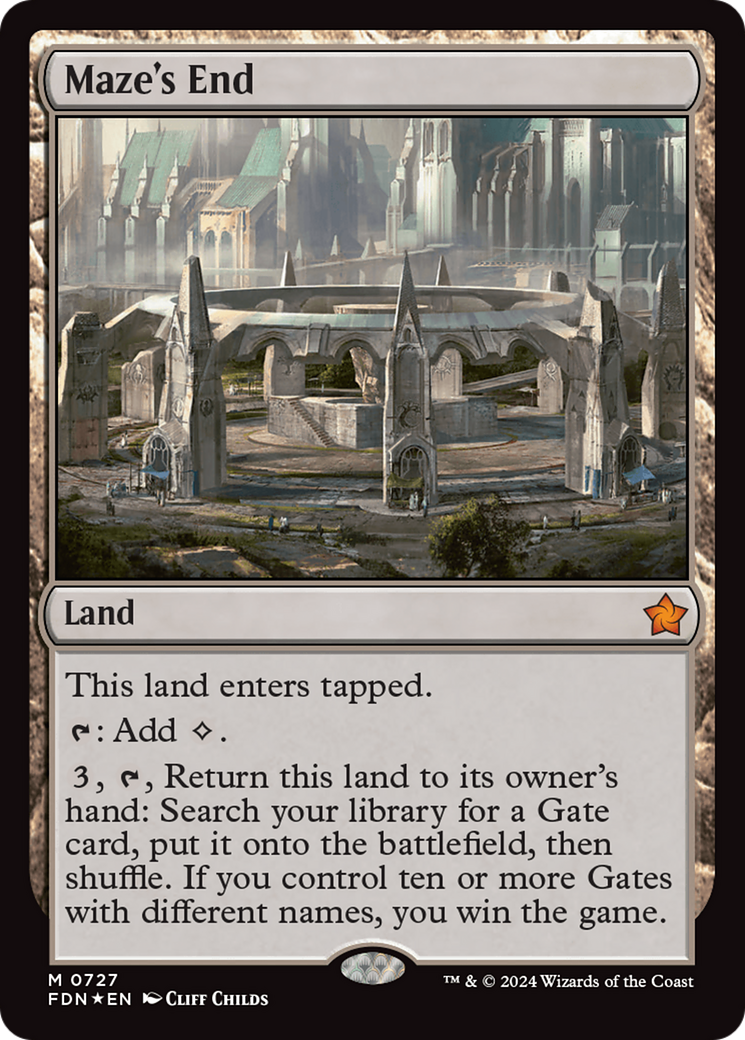Maze's End (FDN-727)  Foil - Foundations