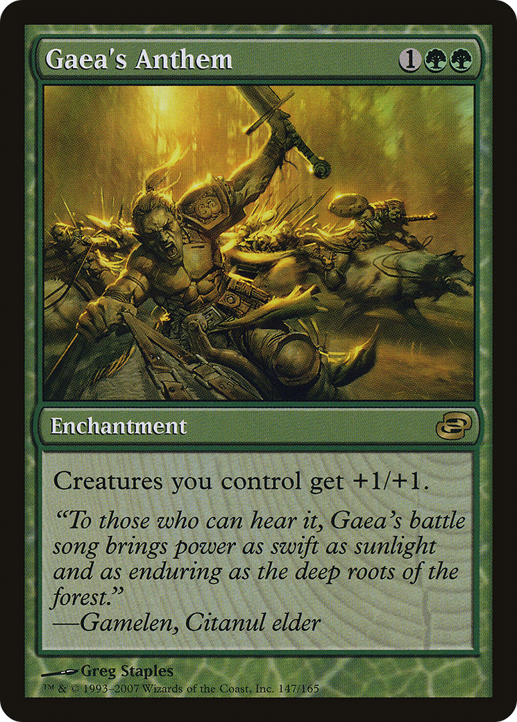 Gaea's Anthem (PLC-147)  - Planar Chaos: (colorshifted)