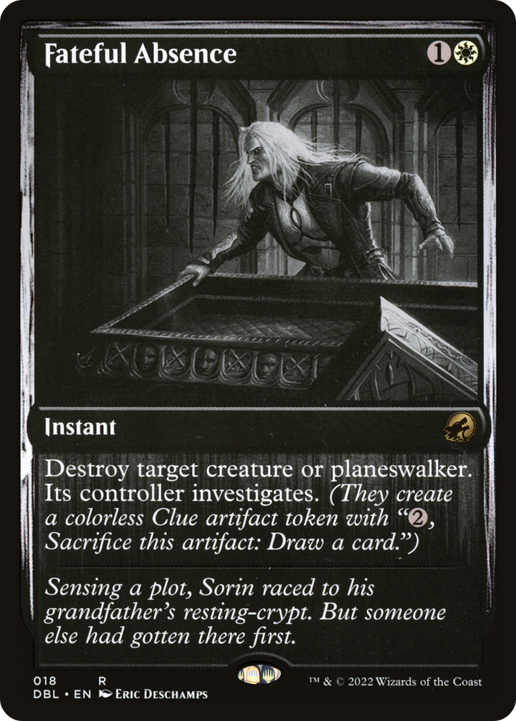 Fateful Absence (DBL-018)  - Innistrad: Double Feature