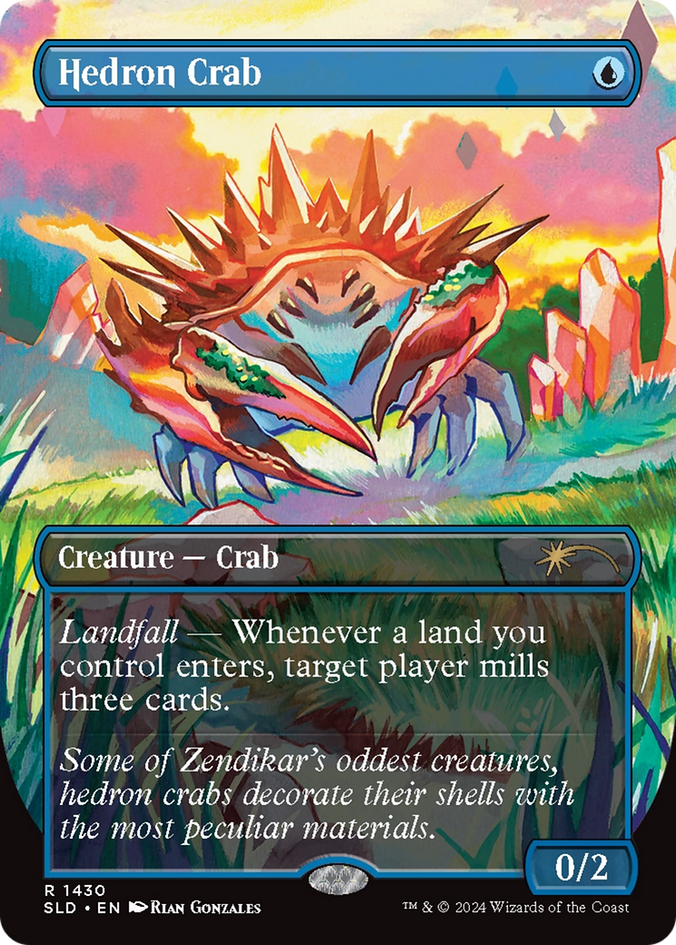 Hedron Crab (SLD-1430)  - Secret Lair Drop (Borderless)