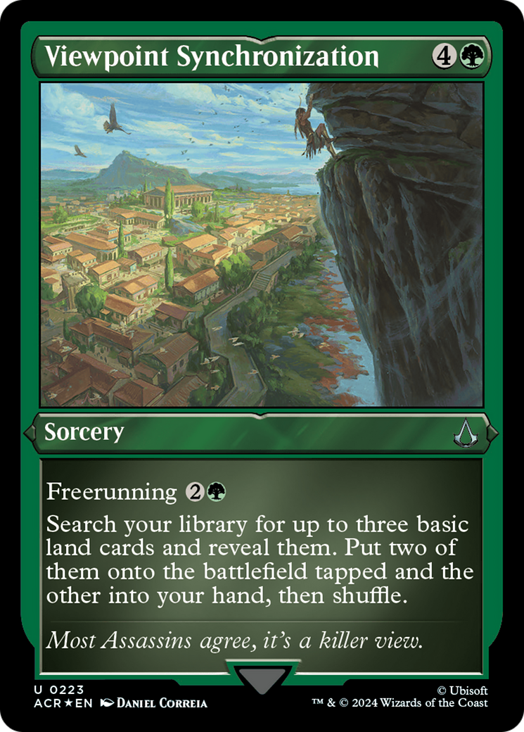 Viewpoint Synchronization (ACR-223)  Etched Foil - Assassin's Creed