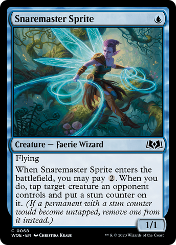 Snaremaster Sprite (WOE-068)  - Wilds of Eldraine