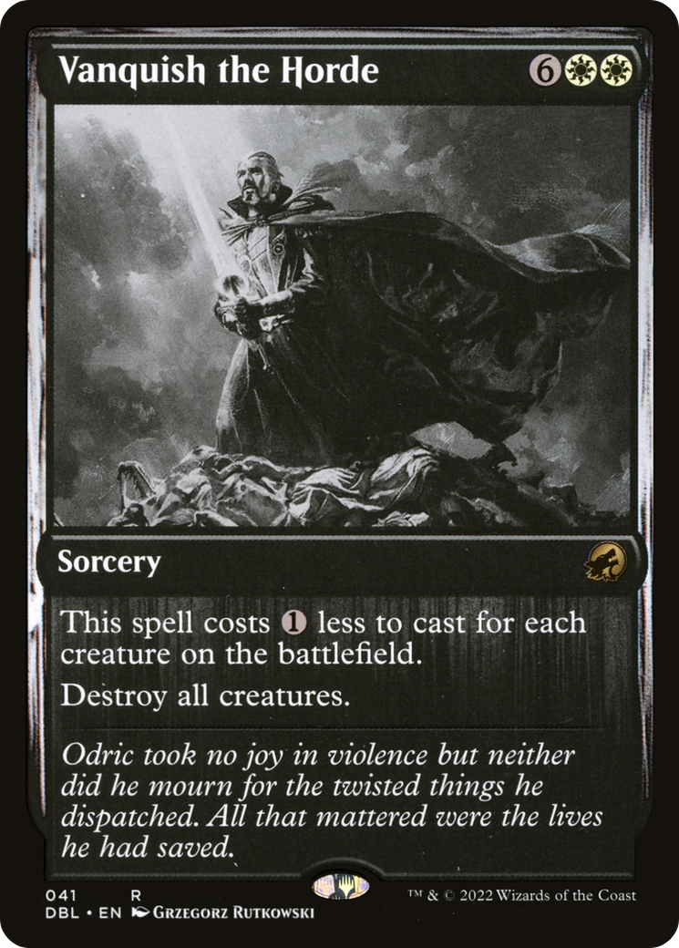 Vanquish the Horde (DBL-041)  Foil - Innistrad: Double Feature