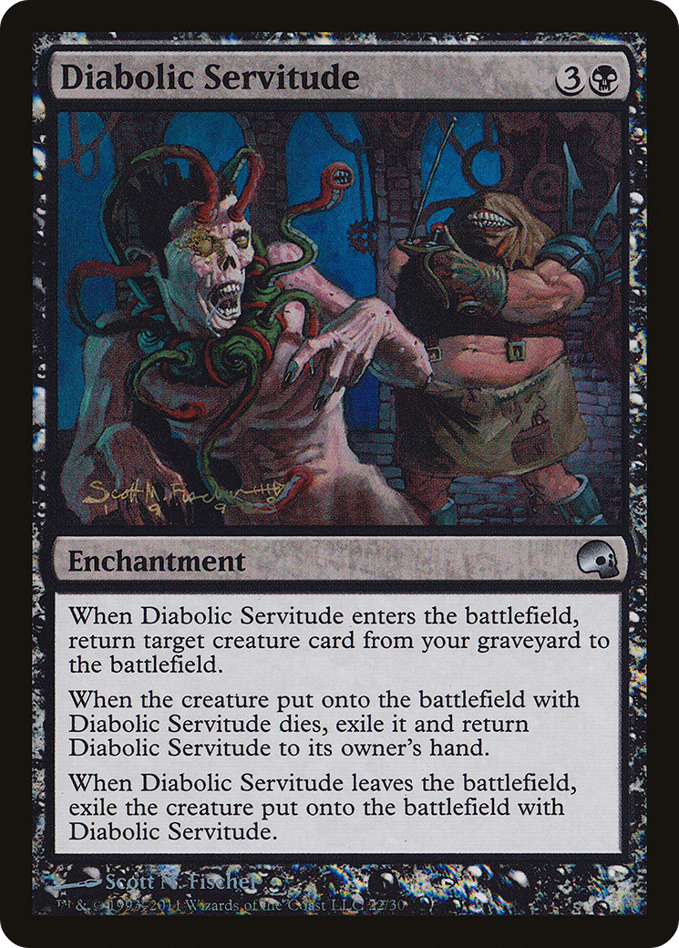 Diabolic Servitude (GRV-022)  Foil - Premium Deck Series: Graveborn