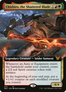 Chishiro, the Shattered Blade (Extended Art) (NEC-073)  - Neon Dynasty Commander: (Extended Art)