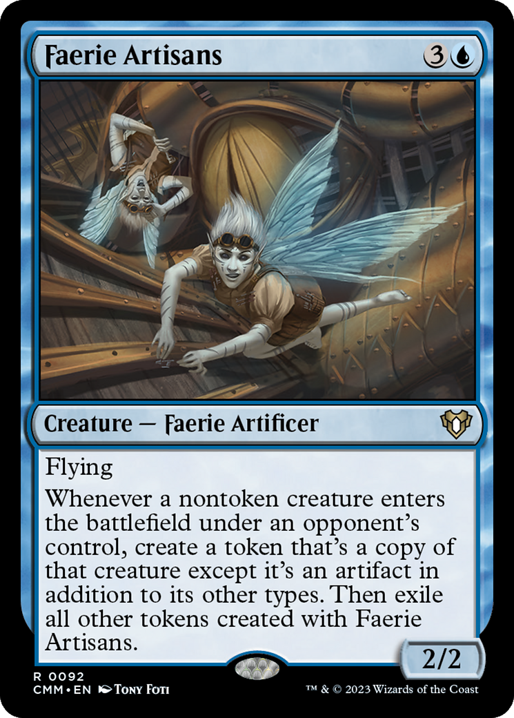 Faerie Artisans (CMM-092)  Foil - Commander Masters