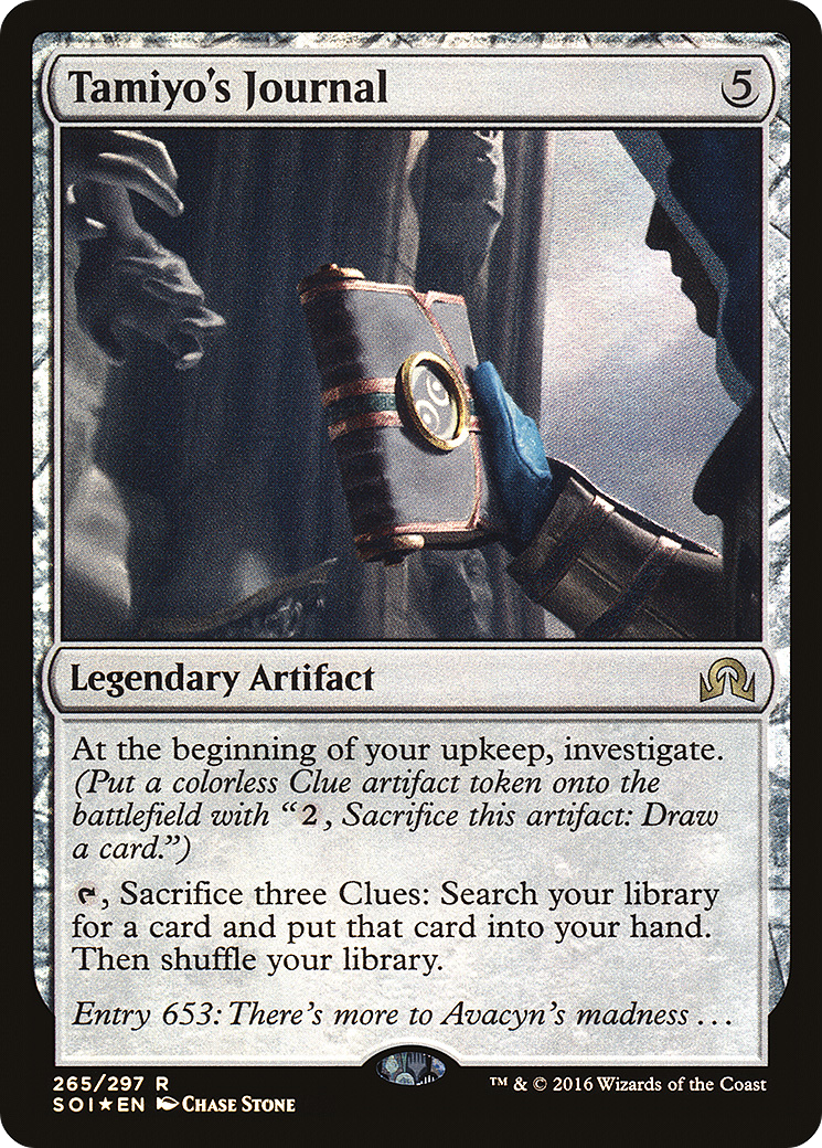 Tamiyo's Journal (Entry 653) (SOI-265)  Foil - Shadows over Innistrad