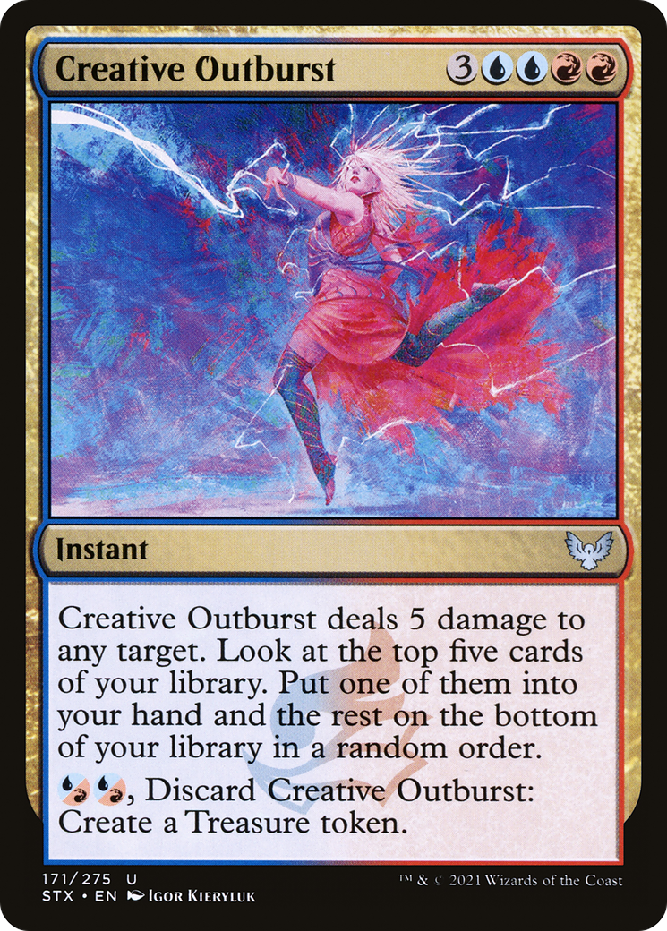 Creative Outburst (STX-171)  - Strixhaven: School of Mages