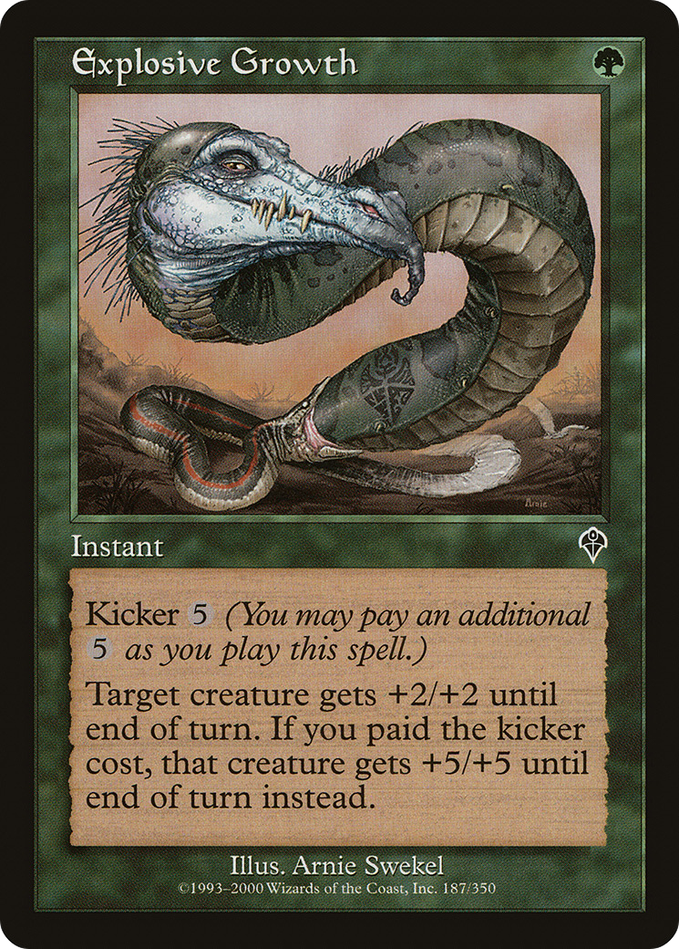 Explosive Growth (INV-187)  Foil - Invasion
