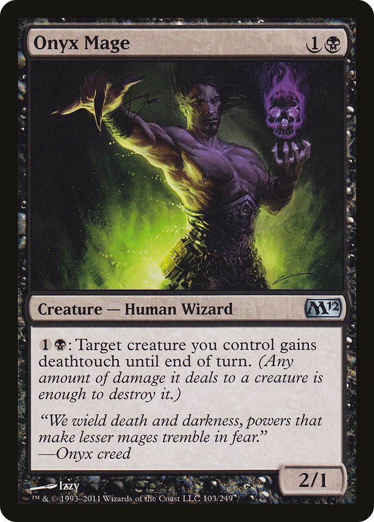 Onyx Mage (M12-103)  - Magic 2012