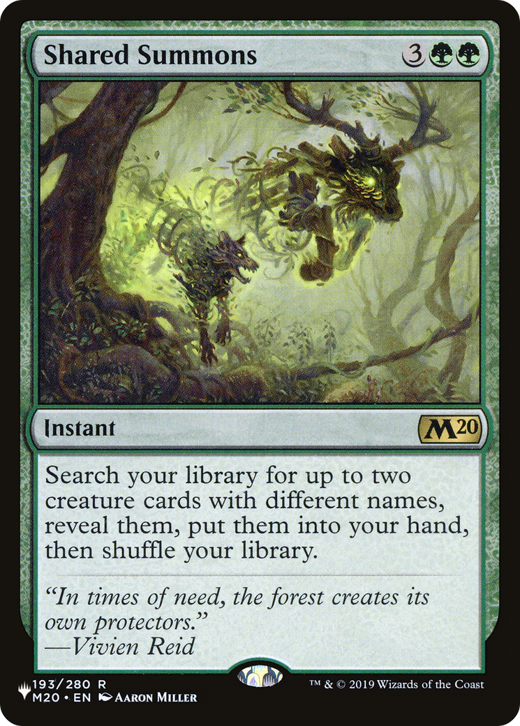 Shared Summons (LIST-193/280)  - The List