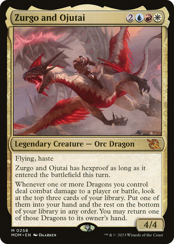 Zurgo and Ojutai (MOM-258)  Foil - March of the Machine
