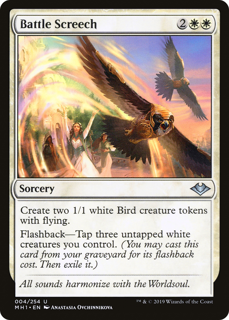 Battle Screech (MH1-004)  Foil - Modern Horizons