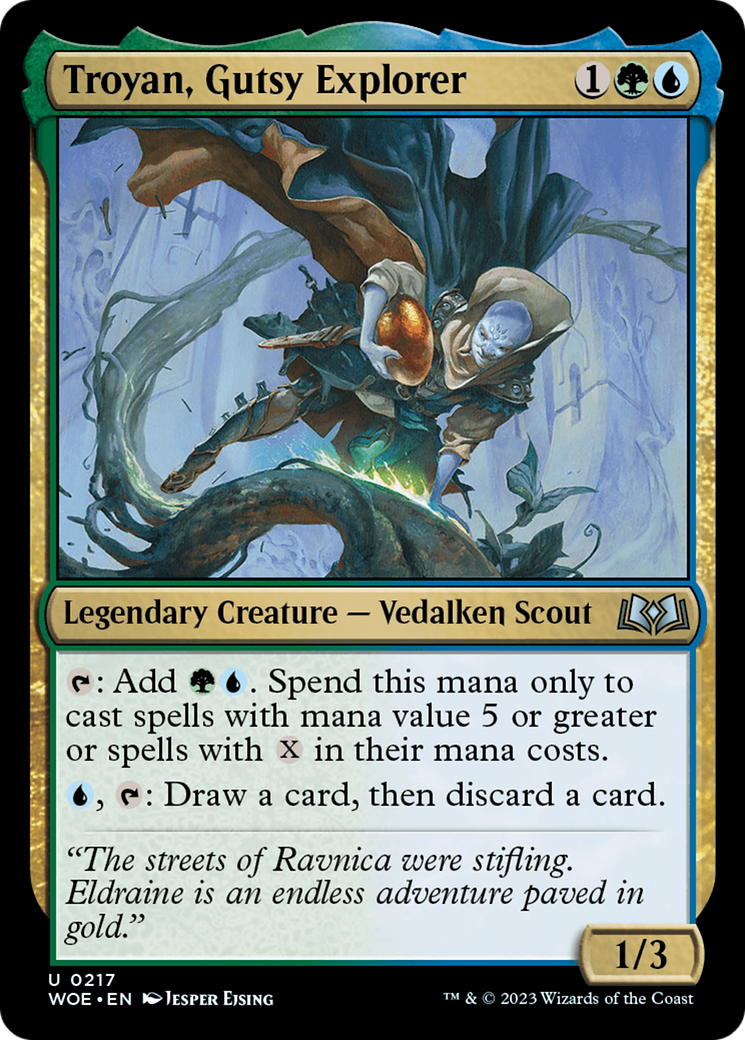 Troyan, Gutsy Explorer (WOE-217)  - Wilds of Eldraine