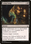 Lethal Sting (HOU-067)  Foil - Hour of Devastation