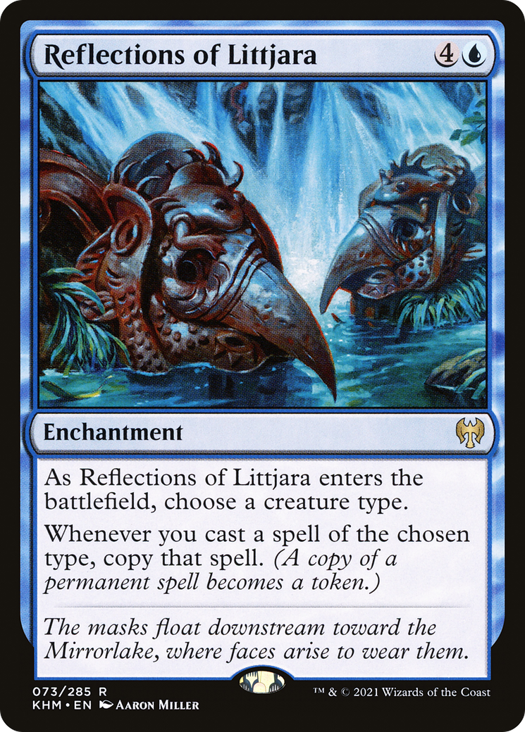 Reflections of Littjara (KHM-073)  Foil - Kaldheim