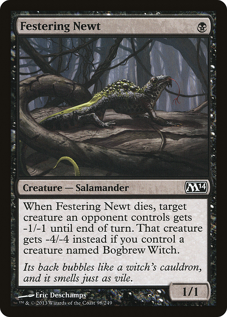 Festering Newt (M14-098)  - Magic 2014