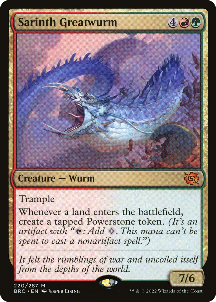 Sarinth Greatwurm (BRO-220)  - The Brothers' War