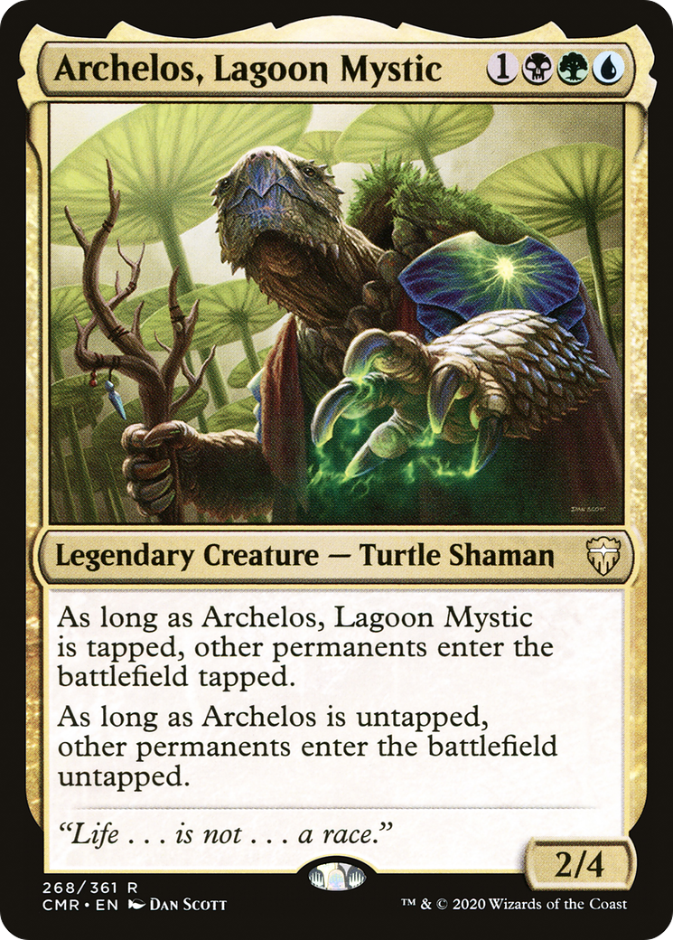 Archelos, Lagoon Mystic (CMR-268)  - Commander Legends