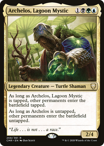 Archelos, Lagoon Mystic (CMR-268)  - Commander Legends