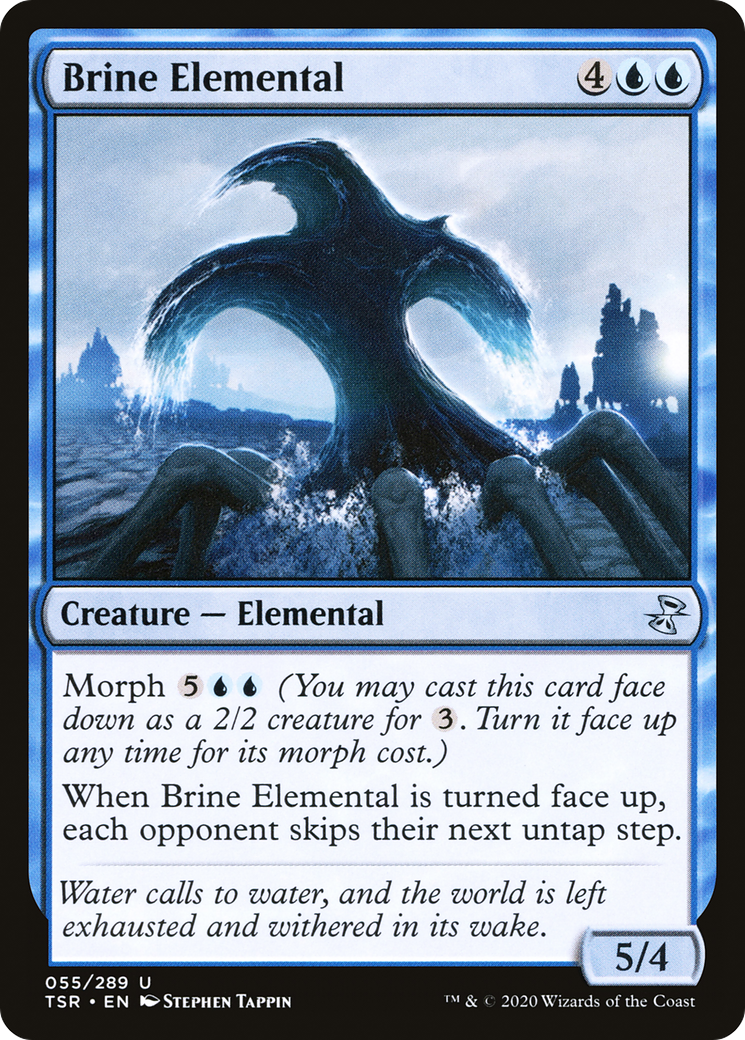 Brine Elemental (TSR-055)  Foil - Time Spiral Remastered
