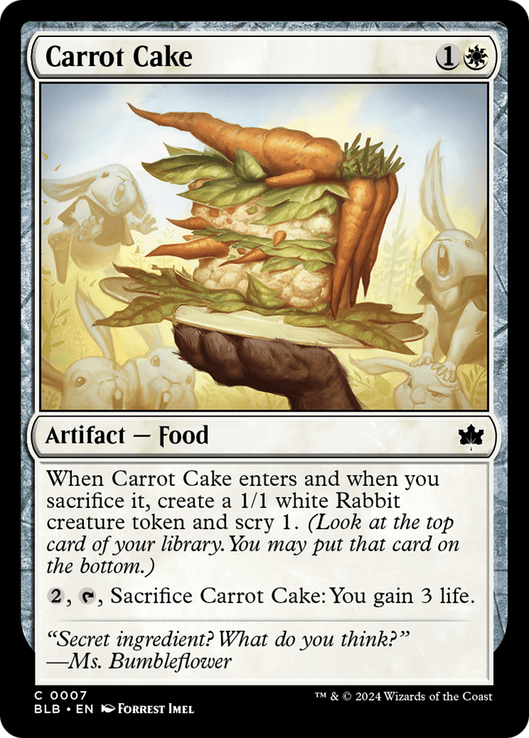 Carrot Cake (BLB-007)  Foil - Bloomburrow