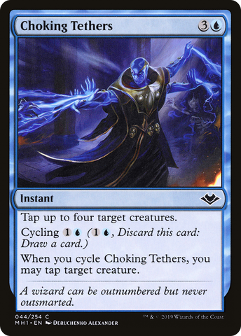 Choking Tethers (MH1-044)  Foil - Modern Horizons